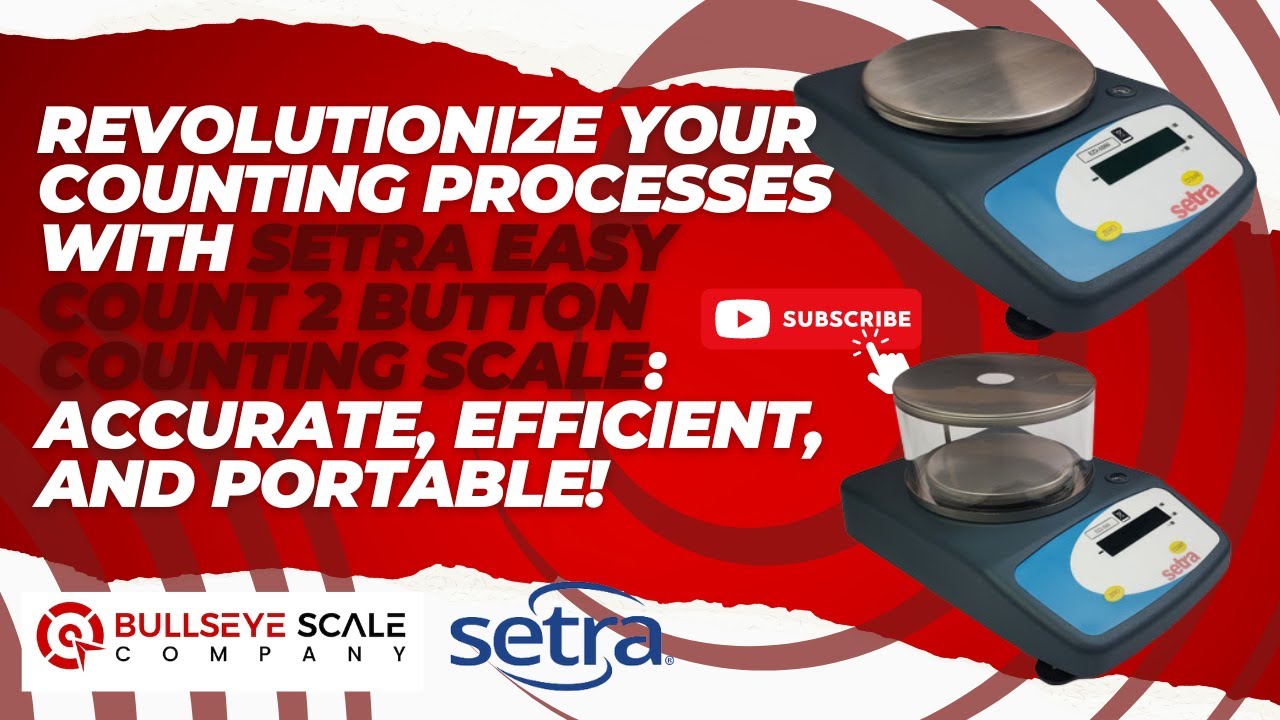 Revolutionize Your Counting Processes with Setra Easy Count 2 button counting scale
