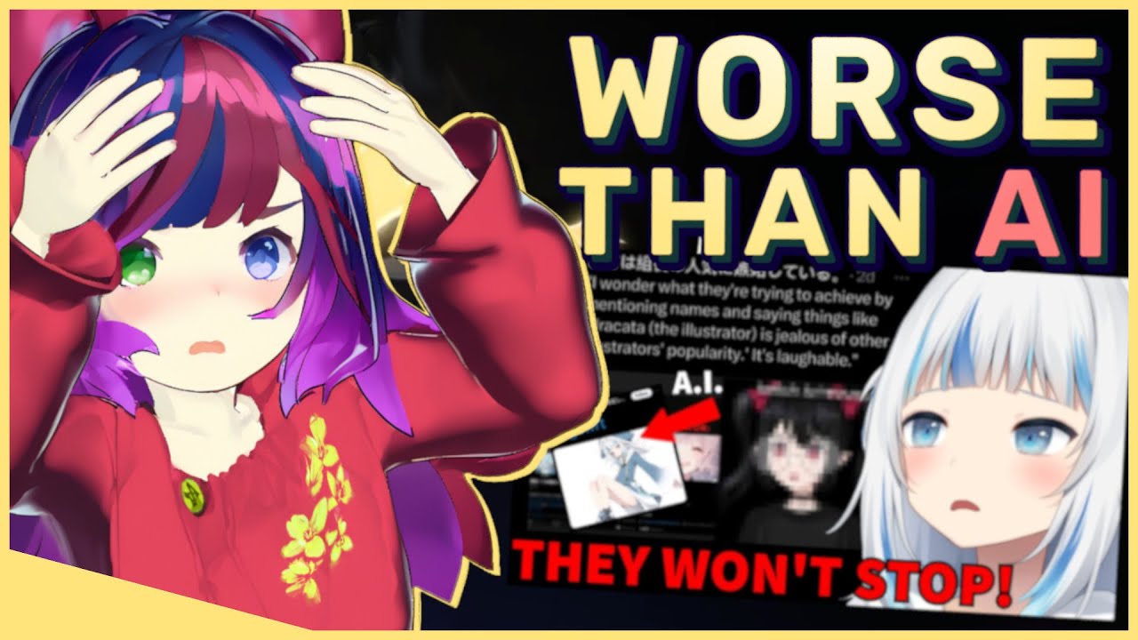 AI Art Drama? It's Worse. | VTuber Reacts