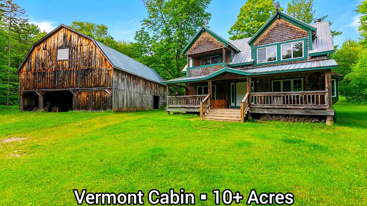 Vermont Cabins For Sale | $289k | 10+ Acres | VT Real Estate For Sale | Vermont Canadian Border