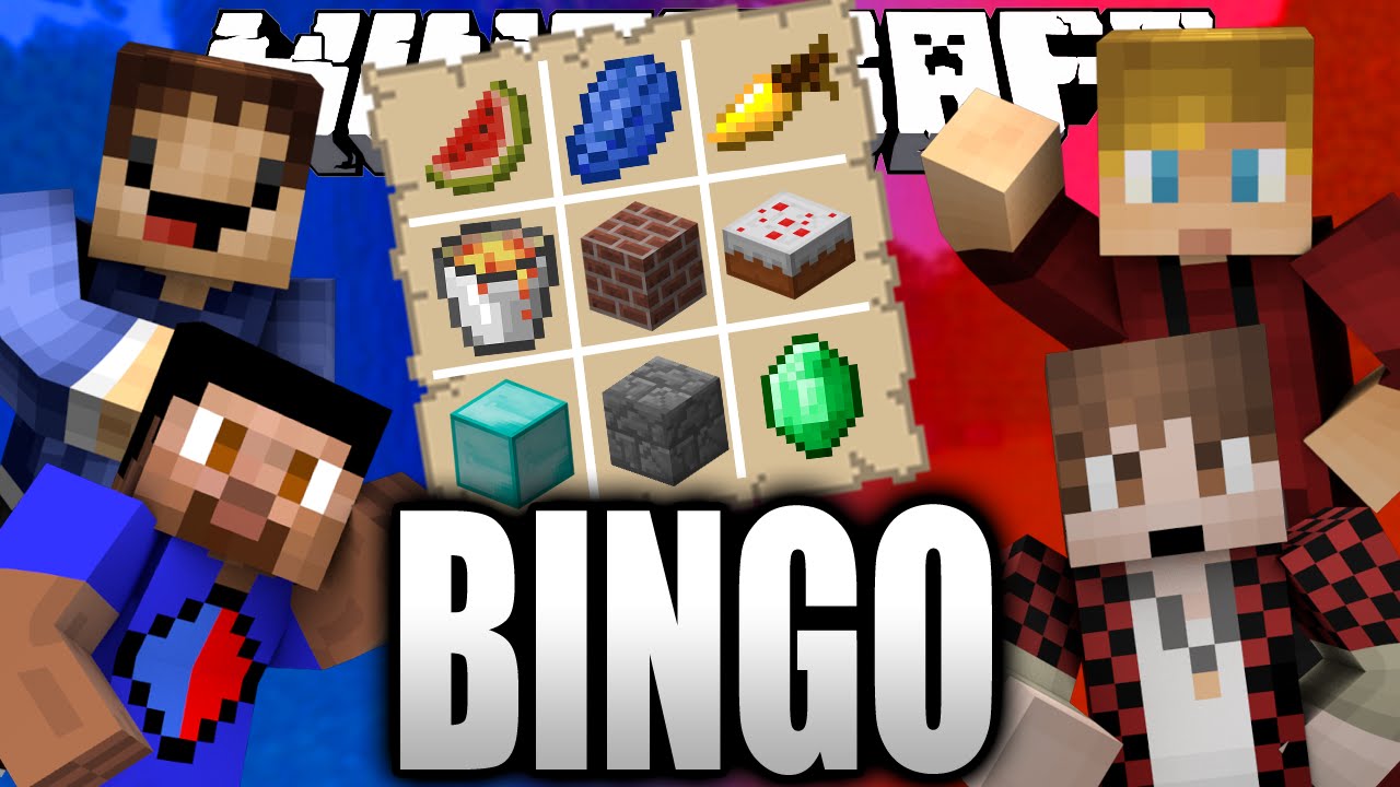 SO CLOSE! - Minecraft 1.9 RED vs BLUE 2v2 BINGO with The Pack