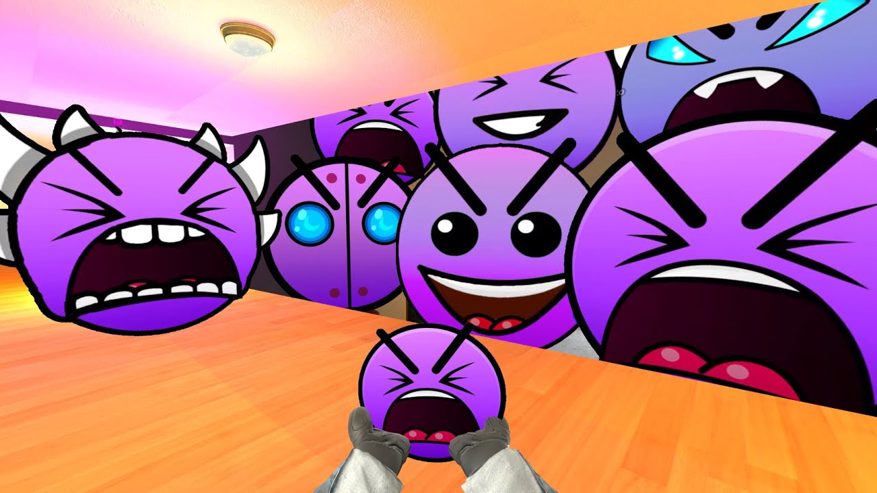 Saving BadFace From Geometry Dash Emoji 