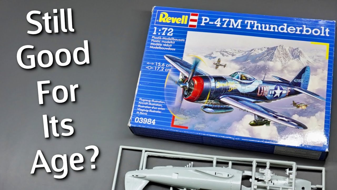Lovely Details, But Some Clean Up Needed! Revell P-47M Thunderbolt in 1/72 Scale - Unboxing Review