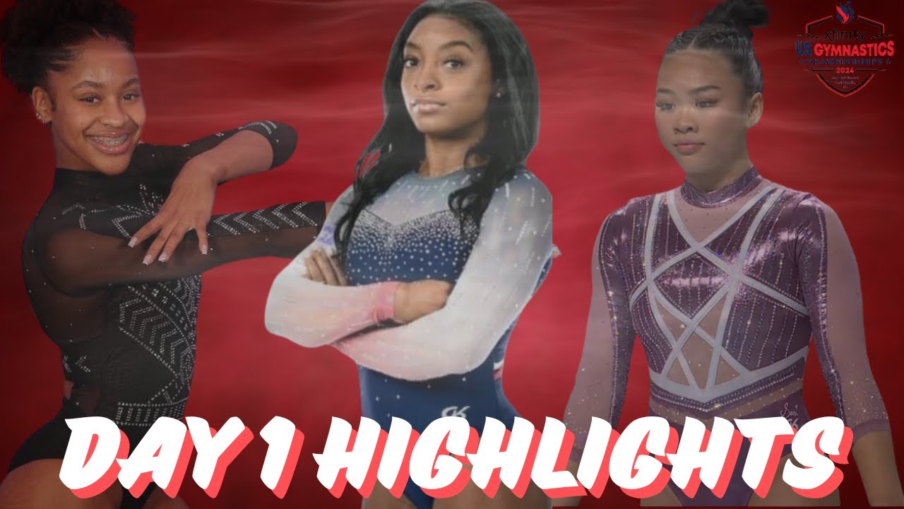 Highlights From Day 1 Of US Gymnastics Championships (WAG)