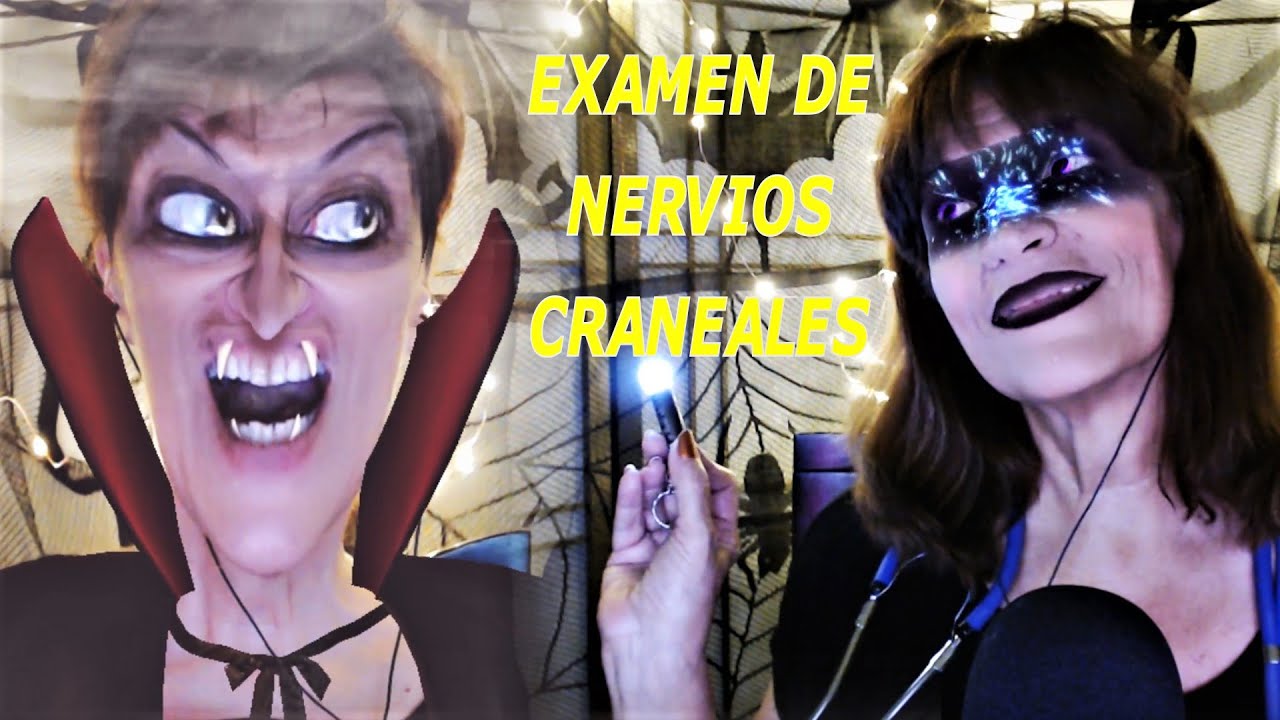 ASMR DRACULA NECESITA UN EXAMEN DE NERVIOS CRANEALES🧛HALLOWEEN🧛