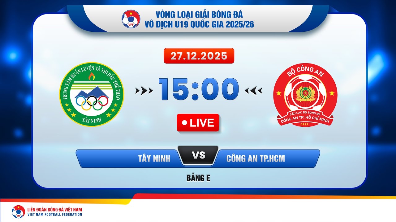 🔴Trực tiếp: Tây Ninh vs Công an TP.HCM |
