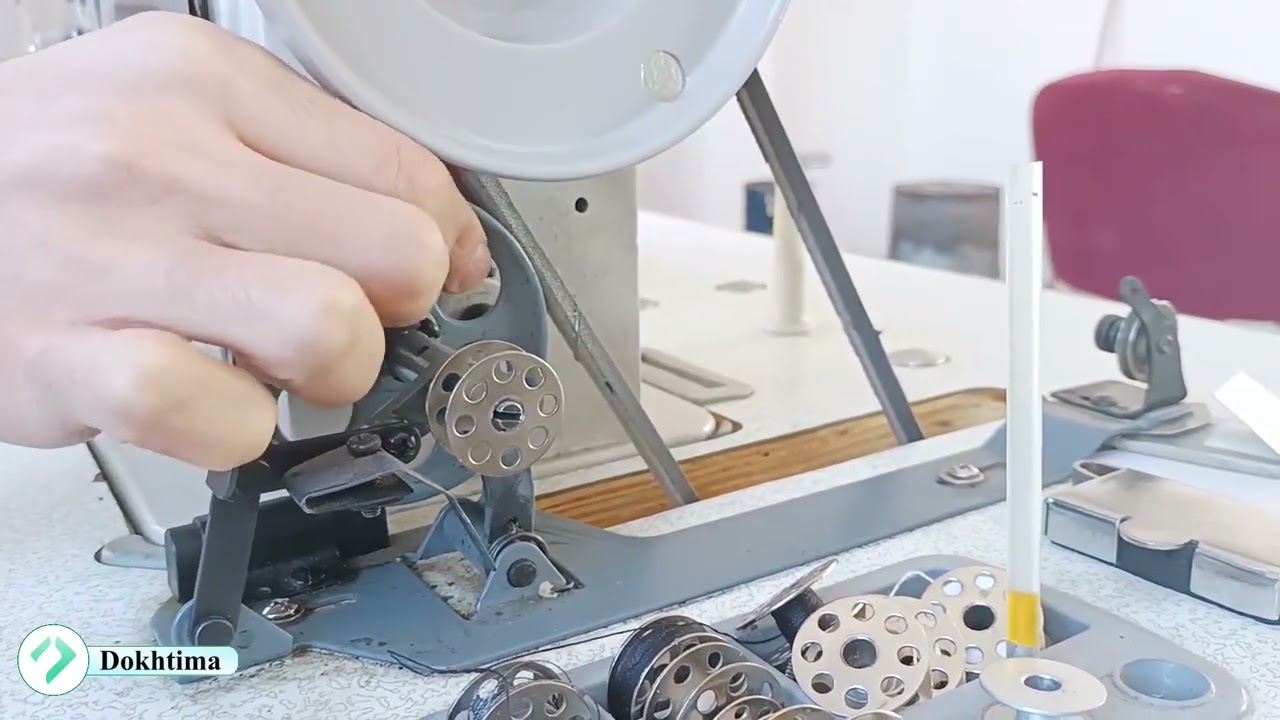 آموزش تنظیم کردن دینام چرخ خیاطی How to adjust the sewing machine alternator