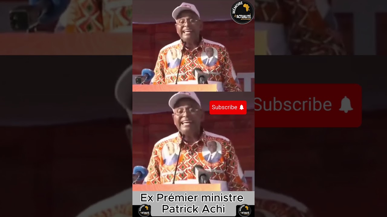 🛑 Urgent ‼️Patrick Achi choque tout le monde par cette d&eacute;claration #civ2025  #discourspolitiques 🇮🇪