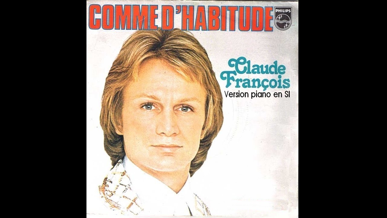 Claude François - Comme d'habitude (Piano en SI) #conceptkaraoke