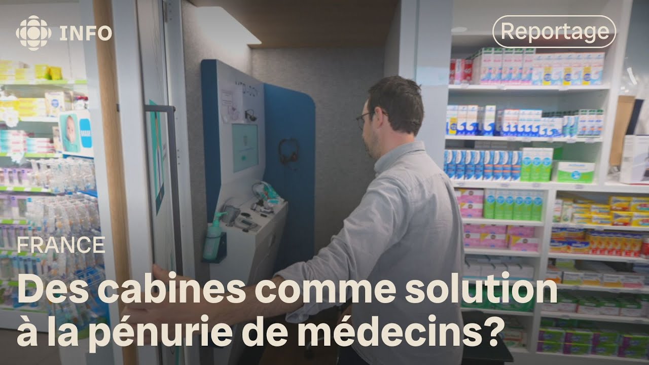 En France, des cabines de télémédecine accélèrent les consultations