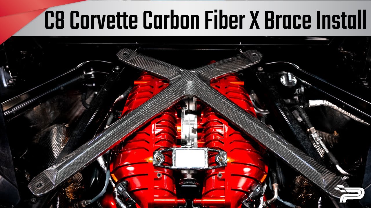 C8 Corvette Carbon Fiber X Brace Install - Paragon Performance