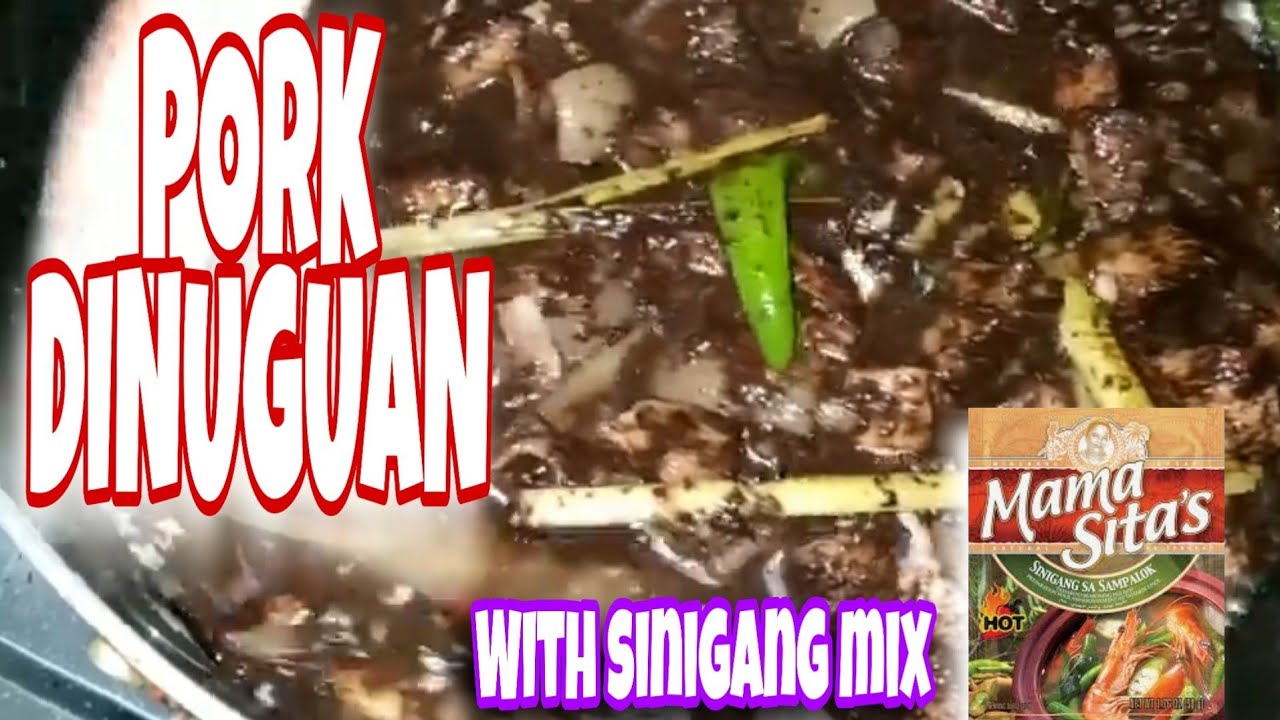 NEGOSYO RECIPE IDEAS PORK DINUGUAN | HOW TO COOK PORK DINUGUAN | TINUMIS | SIMPLE DINUGUAN RECIPE