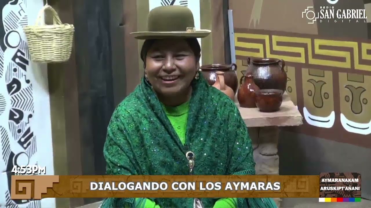 RAMIRO MAMANI DE LA PROVINCIA PACAJES EN EL PROGRAMA DE DIALOGANDO CON LOS AYMARAS