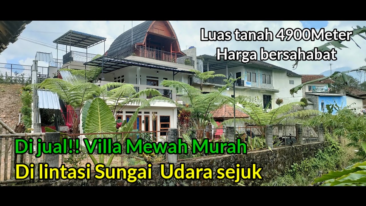 Wow!!Villa Mewah Di jual murah Udara sejuk Bikin Betah Harga Nego Bersahabat