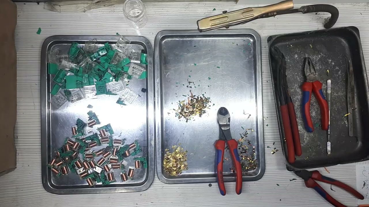 ROLE KONTAKLARINDAN ALTIN VE GÜMÜŞ GERİ DÖNÜŞÜMÜ | GOLD AND SILVER RECYCLING FROM ROLES | PART 1/3
