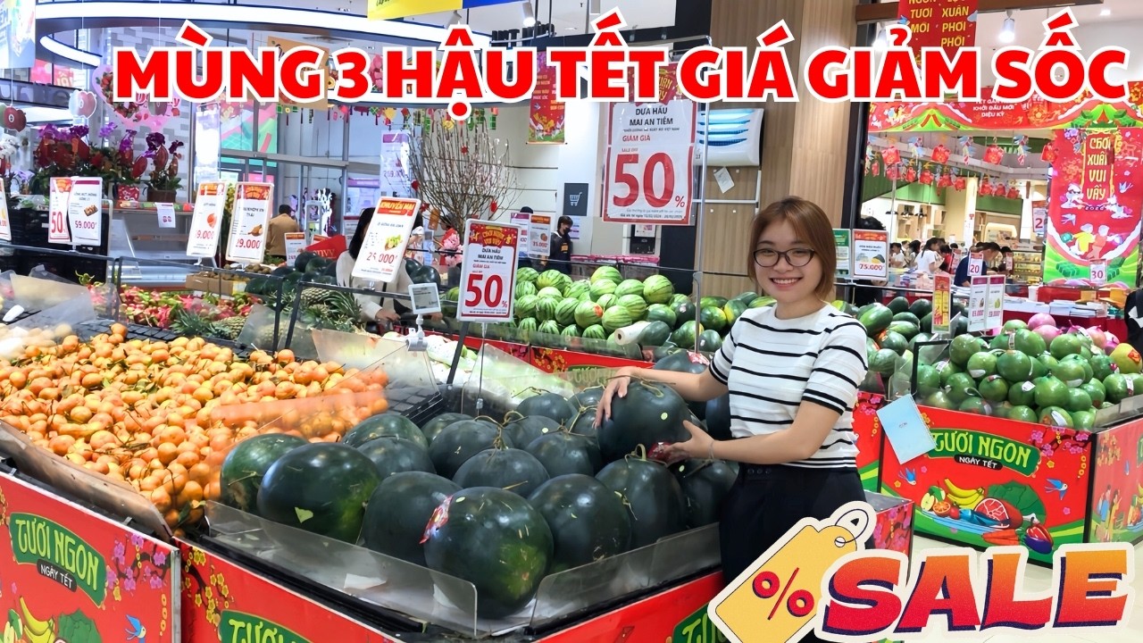 HẬU TẾT! MÙNG 3, SIÊU THỊ GIẢM GIÁ SỐC NHIỀU MẶT HÀNG! TRANH THỦ SĂN SALE ĐẦU NĂM!