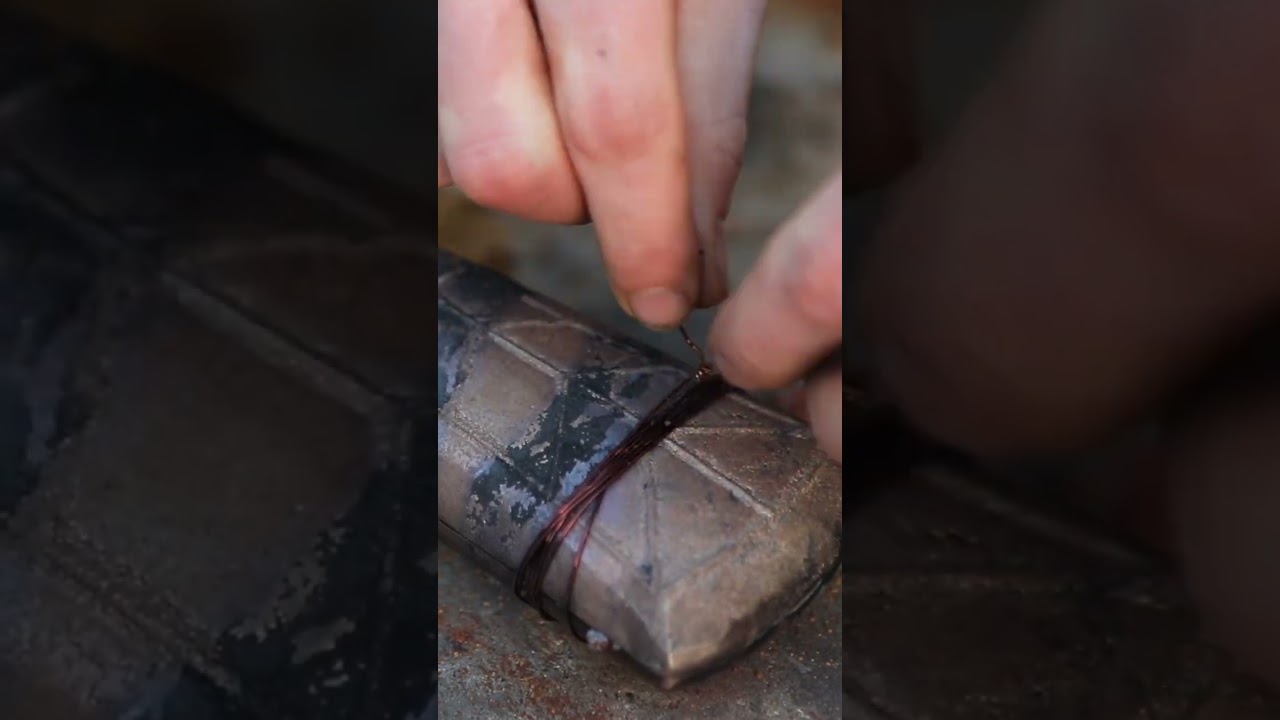 Using a Bronze Mould to cast a Palstave axehead from the Middle Bronze Age
