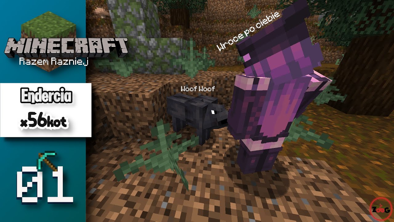 Znaleźliśmy psa w lesie i se go wzieliśmy | S01E01 | Minecraft Razem Raźniej