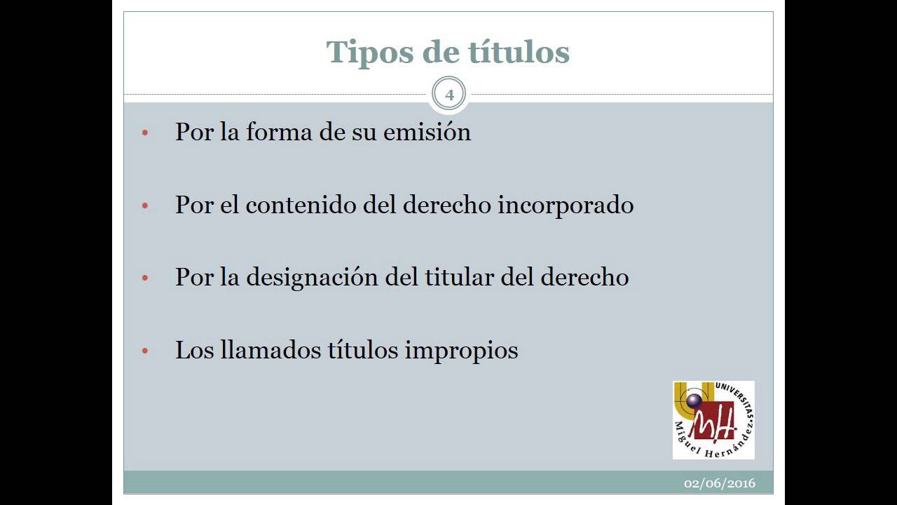 Lec007 Títulos valores (umh1426sp 2015-16)