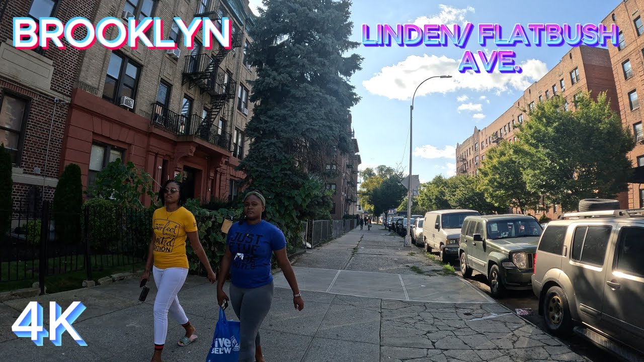 BROOKLYN LINDEN AND FLATBUSH WALKING TOUR [4K] NYC USA (09 19, 23)!!!