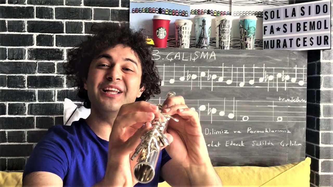 YAN FLÜT DERSİ VOL10, TAM VE YARIM SESLER, TRİL YAPMA,DİYEZ,NATUREL,BEMOL ARIZASI,PARMAK-DİL PRATİĞİ