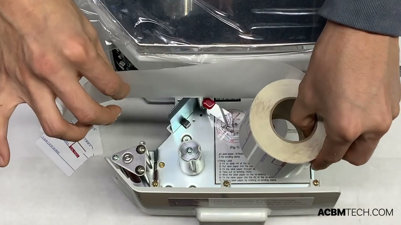 How to Change Label Rolls | Easy Weigh LS100 Label Printing Scale
