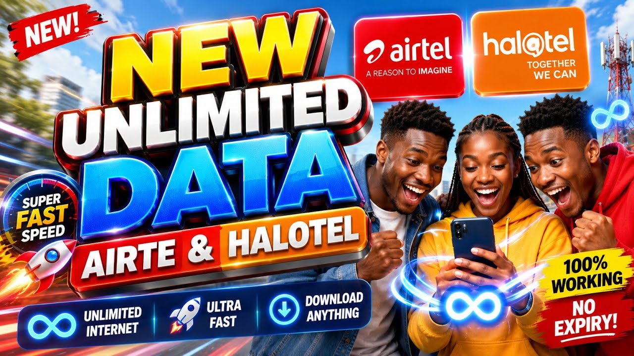 🔥 NEW UNLIMITED DATA FOR AIRTEL & HALOTEL | FAST INTERNET SETUP 2026 🚀