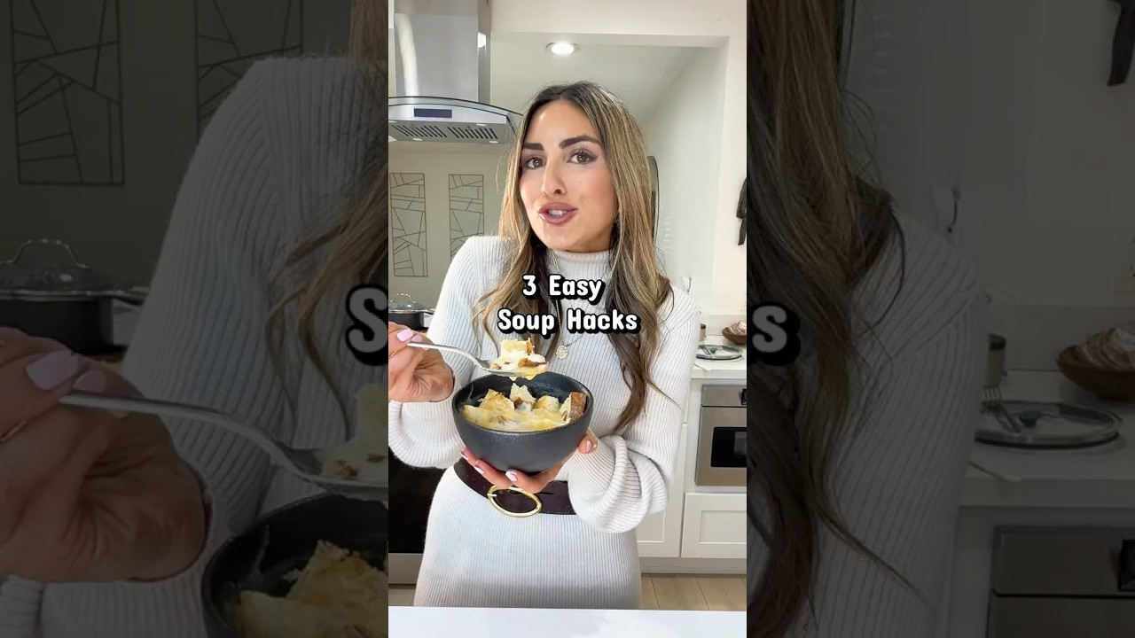 Stop overcomplicating soup. Here are 3 hacks that will change your life #healthyfood #easynutrition