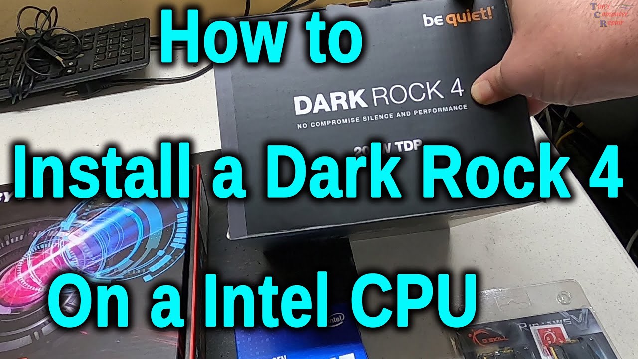 Как установить кулер Be Quiet Dark Rock на материнскую плату с сокетом Intel 1200.
