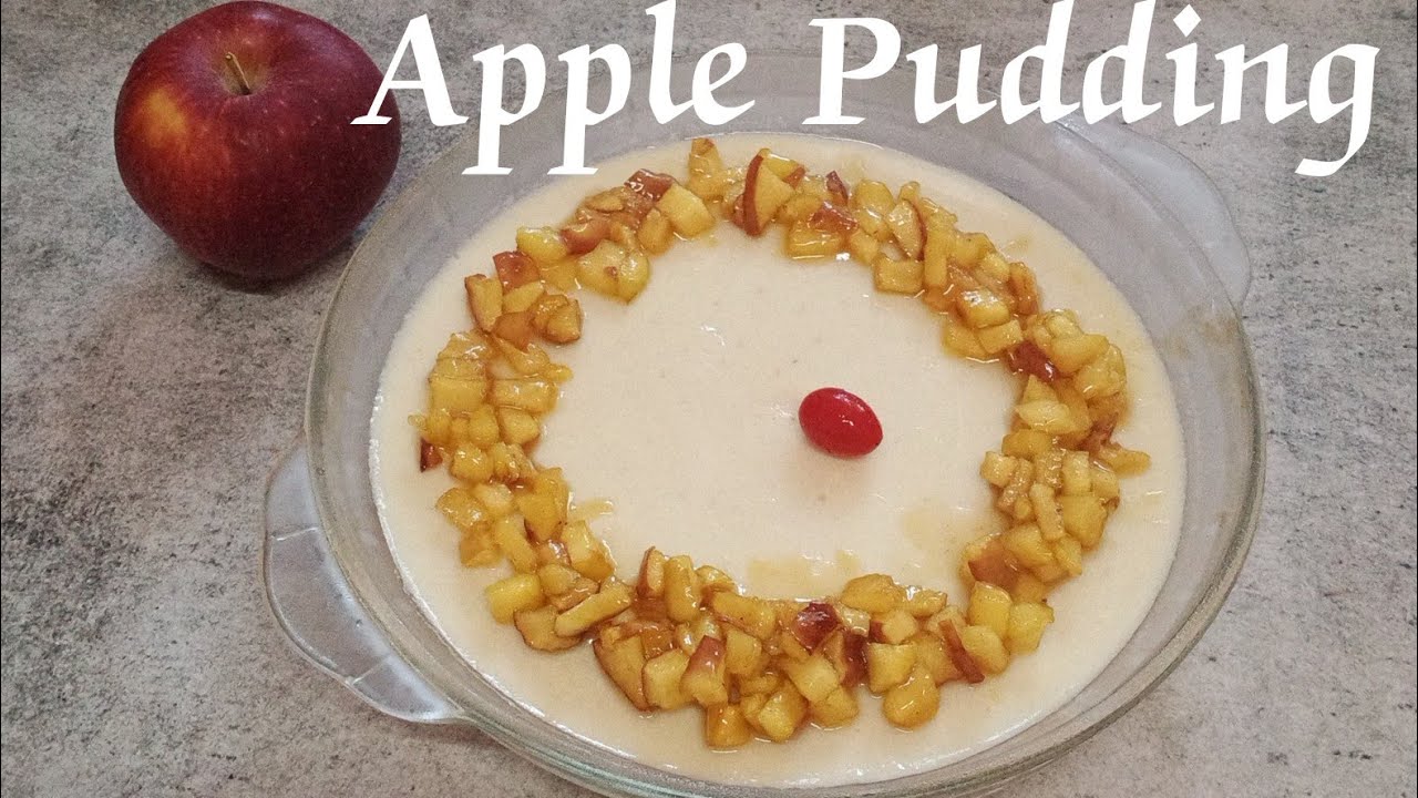 Apple Pudding Recipe|| Without Gelatin || Apple Pudding with Agar Agar || #apple #applepudding