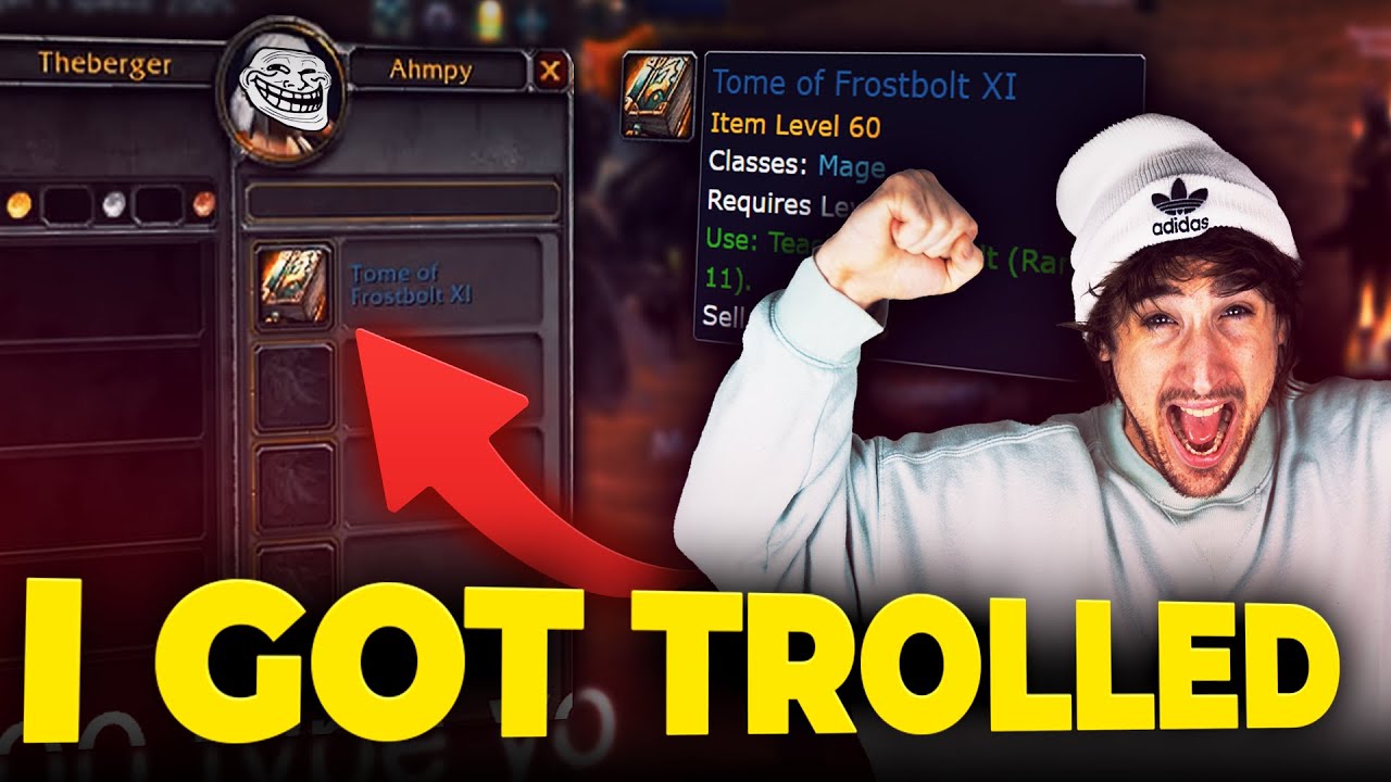 Mitch Finally gets The Tome of Frostbolt on Classic Hardcore