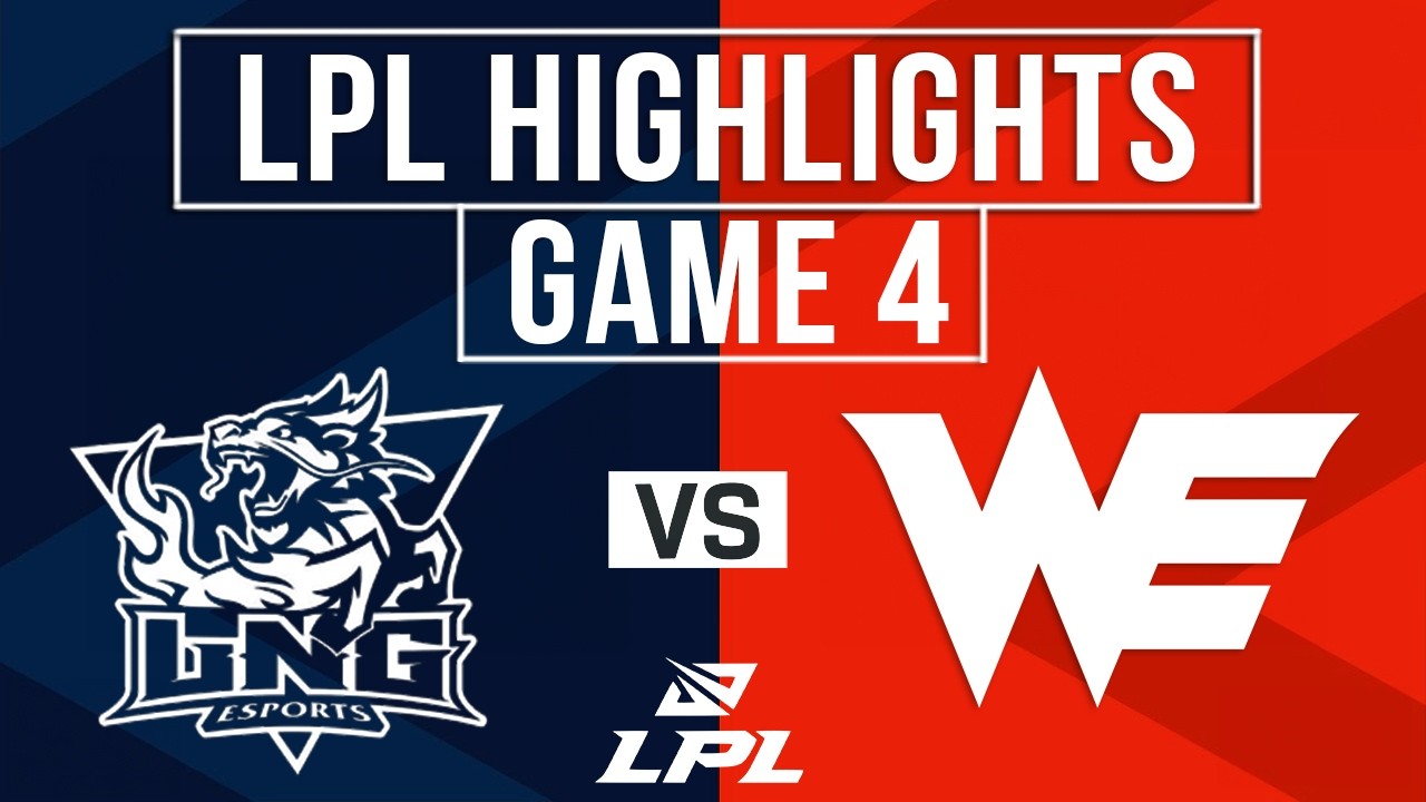 LNG vs WE Highlights Game 4 | LPL 2026 Split 1 Playoffs | LNG Esports vs Team WE
