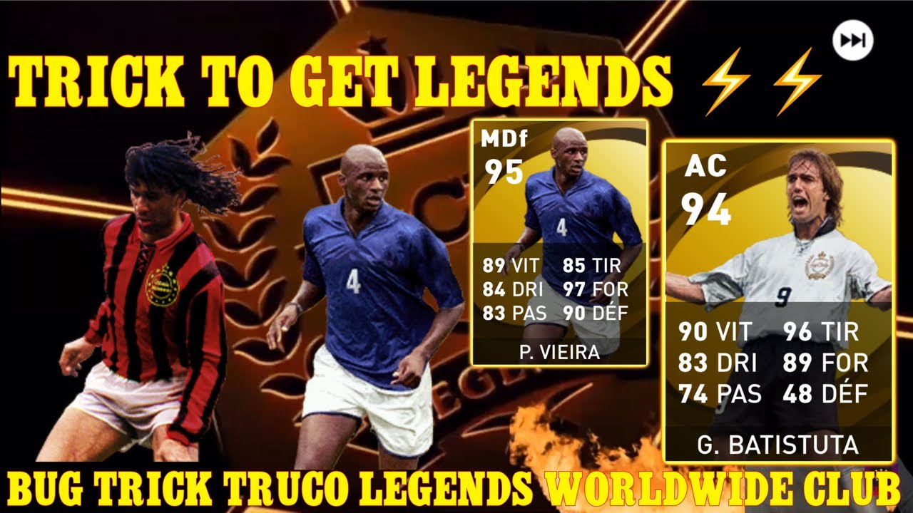 TRICK TO GET LEGENDS WORLDWIDE CLUBS PES2021 MOBILE TRUCO TRICK BUG