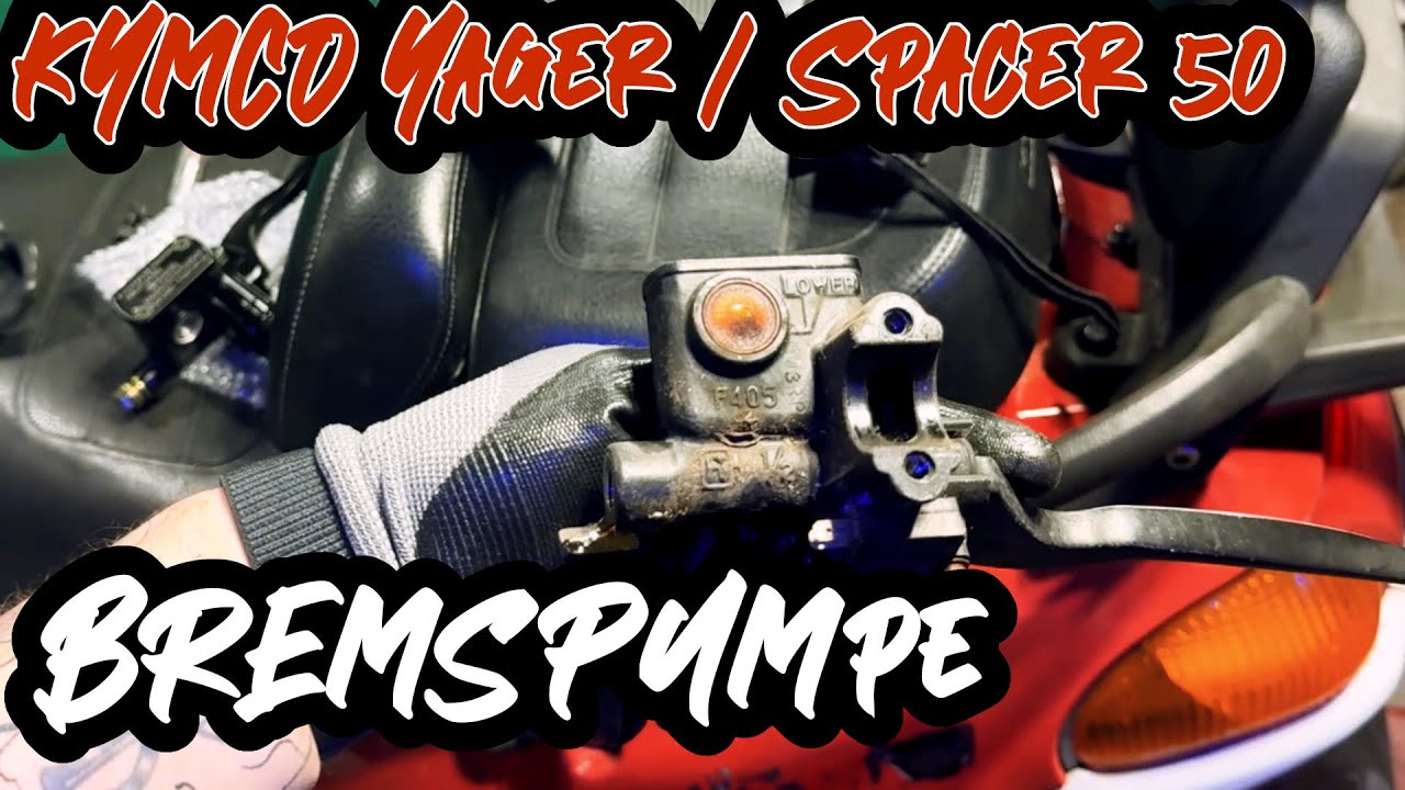 Bremspumpe Kymco Yager 50 - Reparatur und Austausch