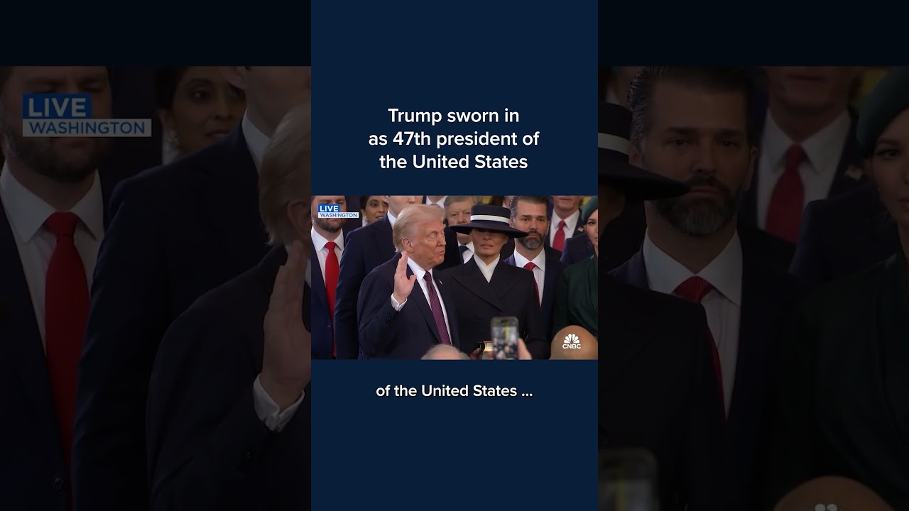 Trump sworn in as 47th president of the United States