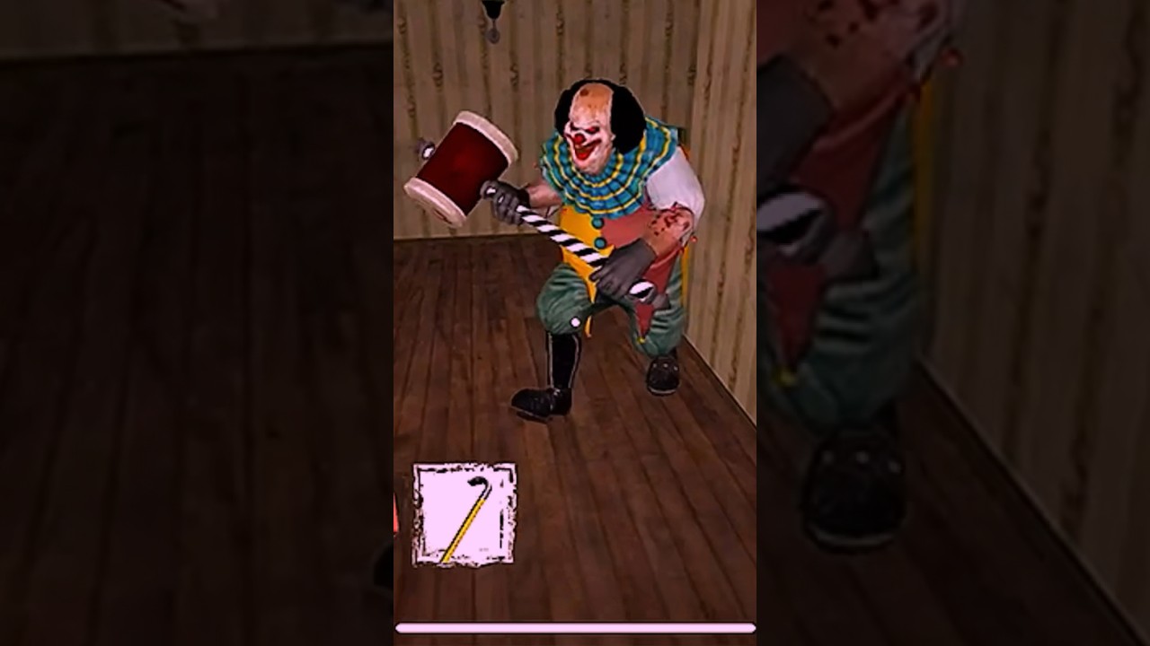 Horror Clown Game | horror clown | scary horror clown survival #shorts #games