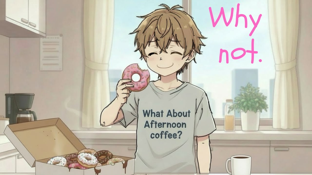 Kenneth Tries to Choose Just One Donut ☕🍩 | Upbeat Afternoon Lofi