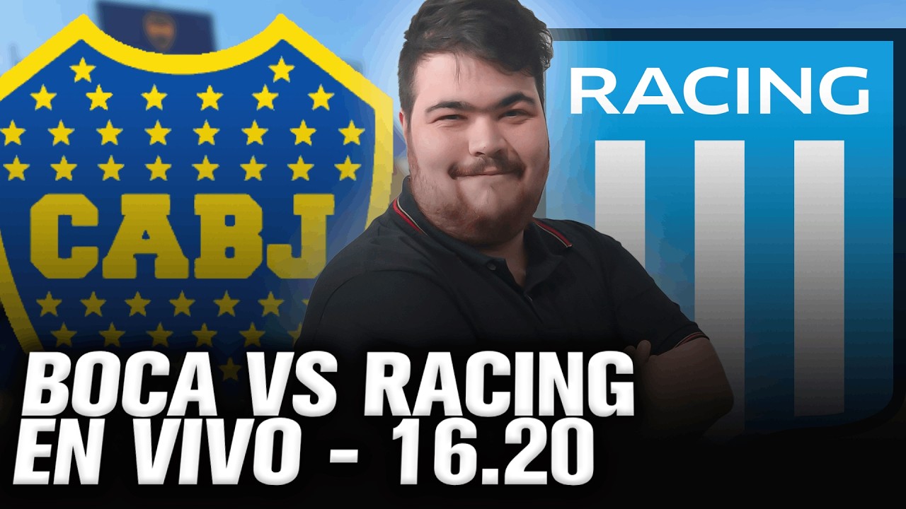 CHALECO EN VIVO: BOCA VS RACING - APERTURA 2026 -  PREVIA, SORTEO Y DATA