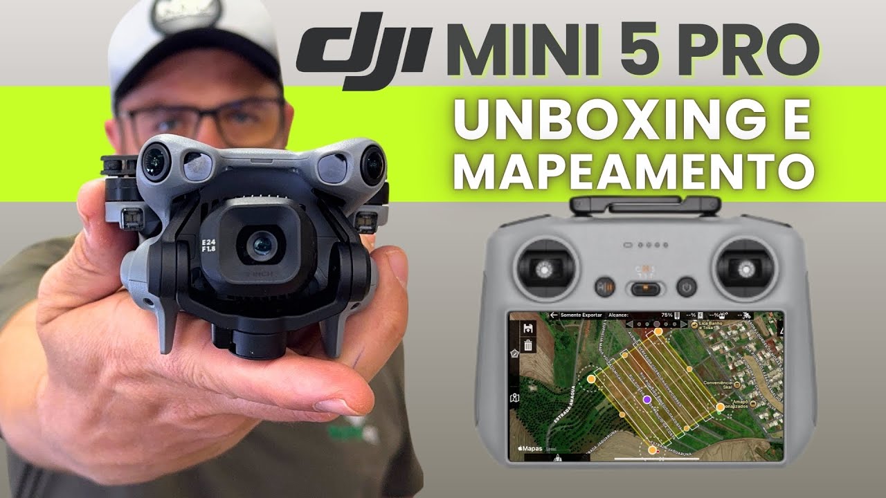 MINI 5 PRO | UNBOXING e primeiro MAPEAMENTO