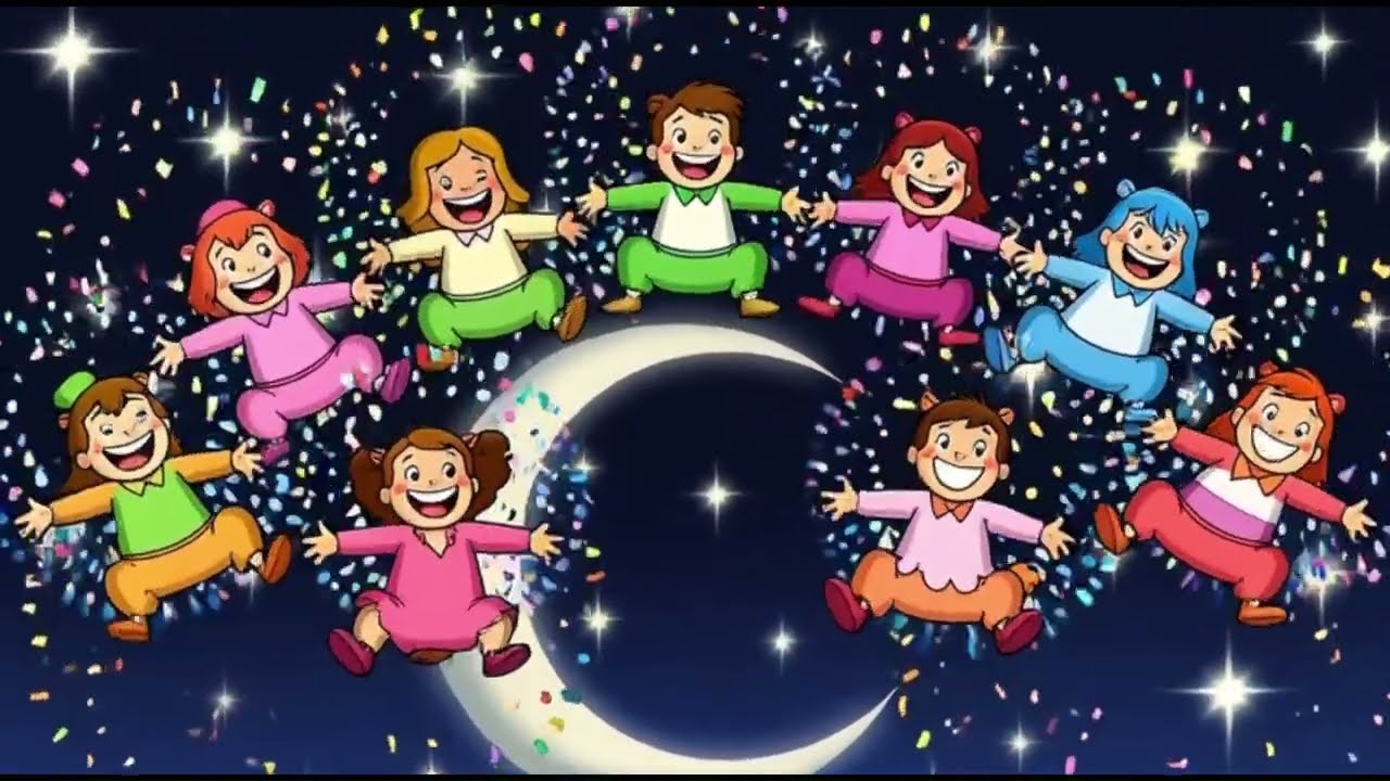 Jumping Over the Moon 🌙 | Cute Chicks Bedtime Nursery Rhyme for Kids