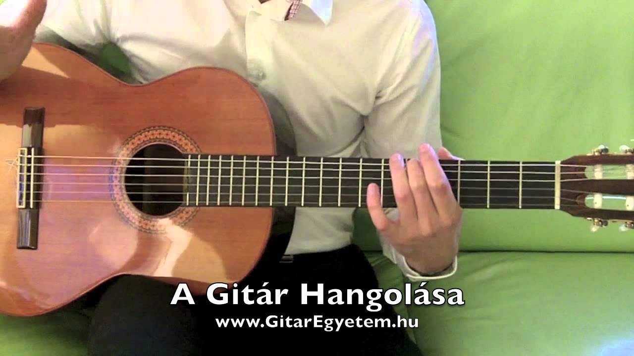 A Gitár Hangolása, bemutatja a gitártanár - Gitároktatás és tanulás - Gitarozom.com