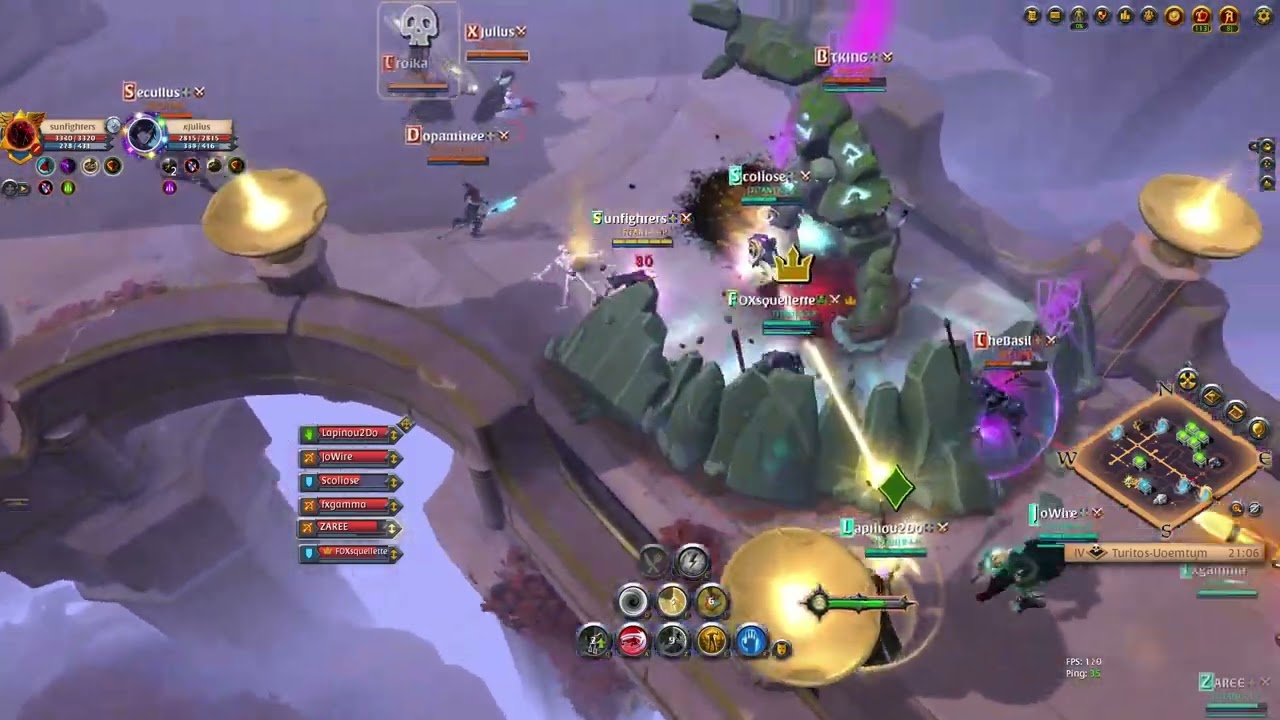 Albion Online AVA fight Archon vs RIP POV Forged Hammers