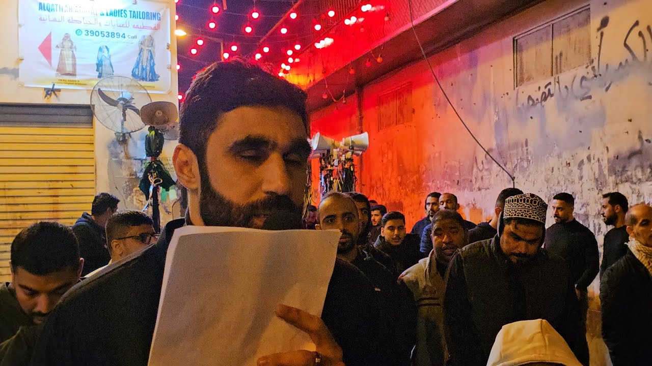 الرادود حسن نوروز // وفاة السيدة زينب ١٤٤٧ // موكب بن سلوم ١ 