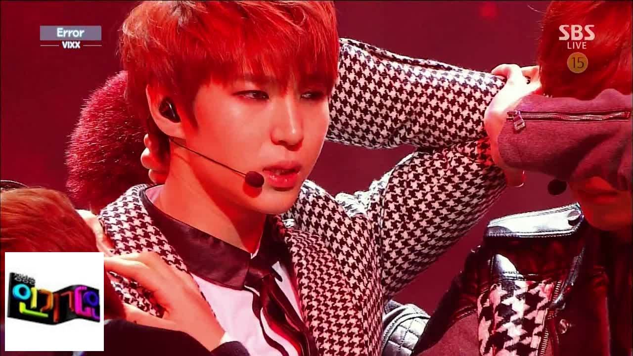 [VIXX] Ошибка (Ошибка) @ Популярная песня Inkigayo 141116