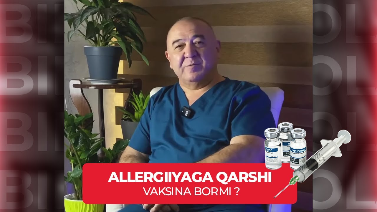 Allergiiyaga qarshi vaksina bormi ?