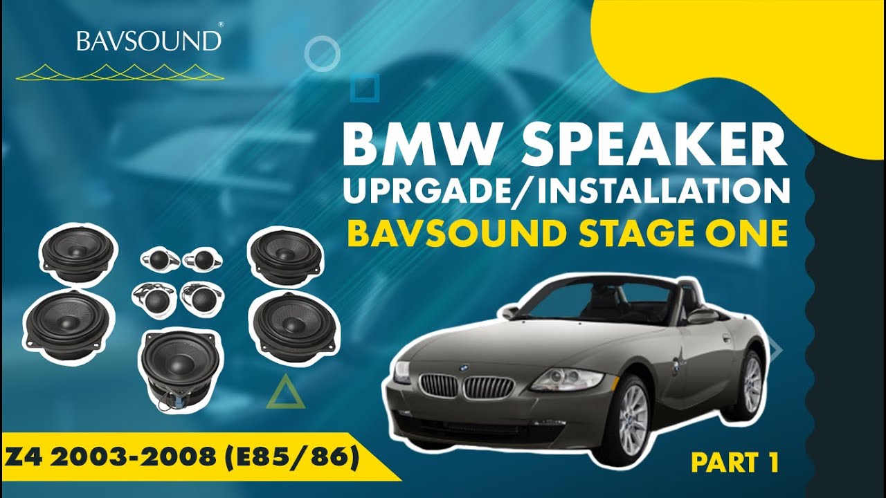 BMW Speaker Upgrade/Installation | Z4 2003-2008 (E85/86) | BAVSOUND Stage One | Part 1