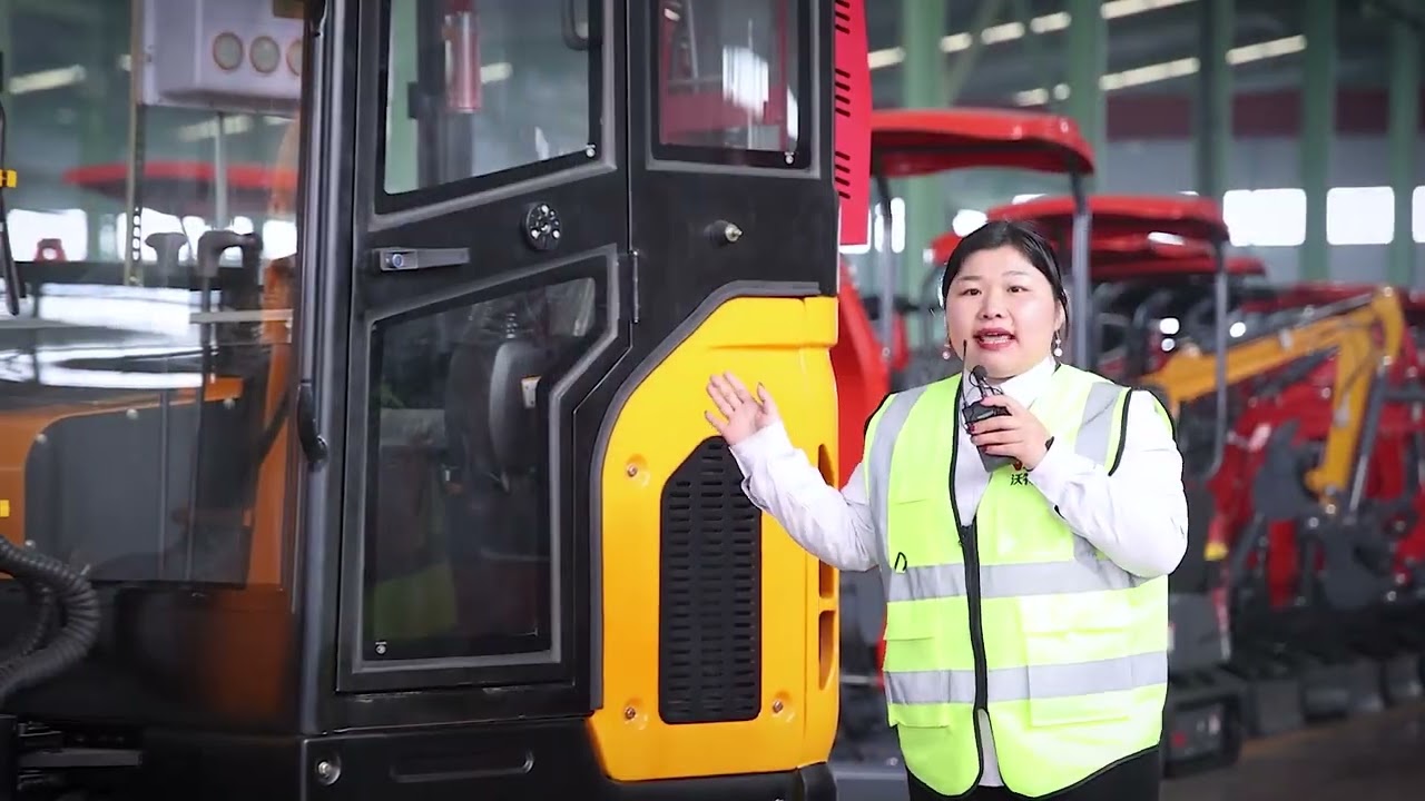 VTW-25 Mini excavator with cab