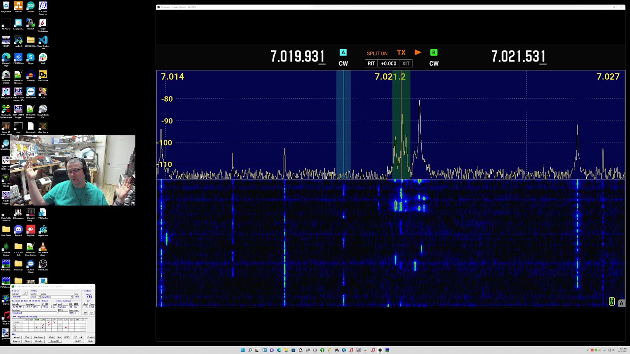 Elecraft K4 Working 3DA0RU on 40 meters / Live Demo K4D