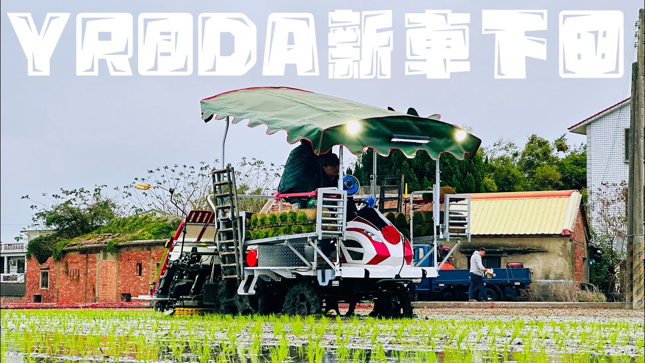 野馬YR8DA插秧機新車下田🎉                             聯合農機 ☎️0917812998 ☎️037-252689