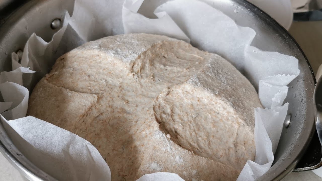 Pain cocotte à la farine complète utra facile #thermomix
