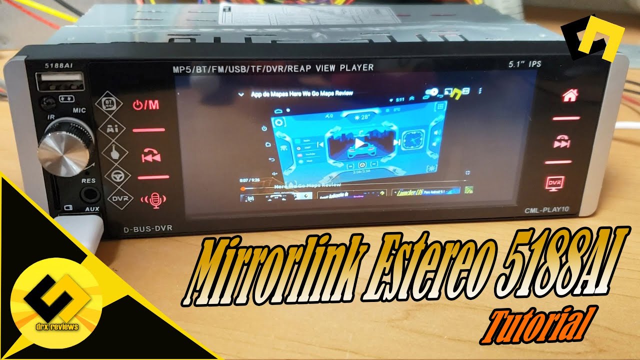 Mirrorlink Estereo 5188AI  Tutorial